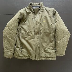 Nike Puffy Heavy Coat Military Green Size Small Men’s